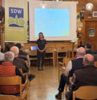 Carolin Bräuer bei ihrem Vortrag